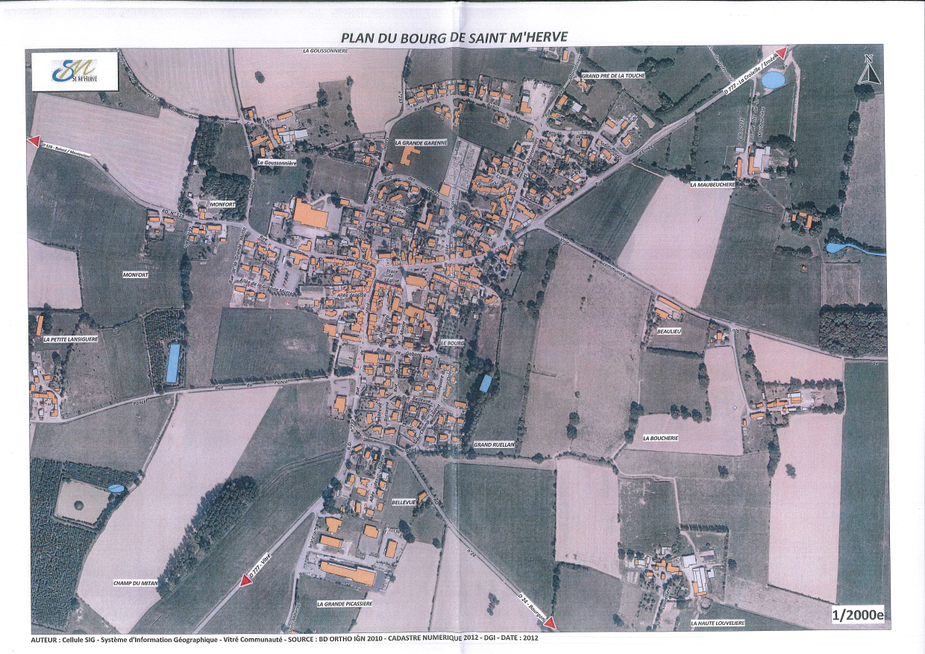 Plan De Ville Saint M Herv Site Officiel De La Commune